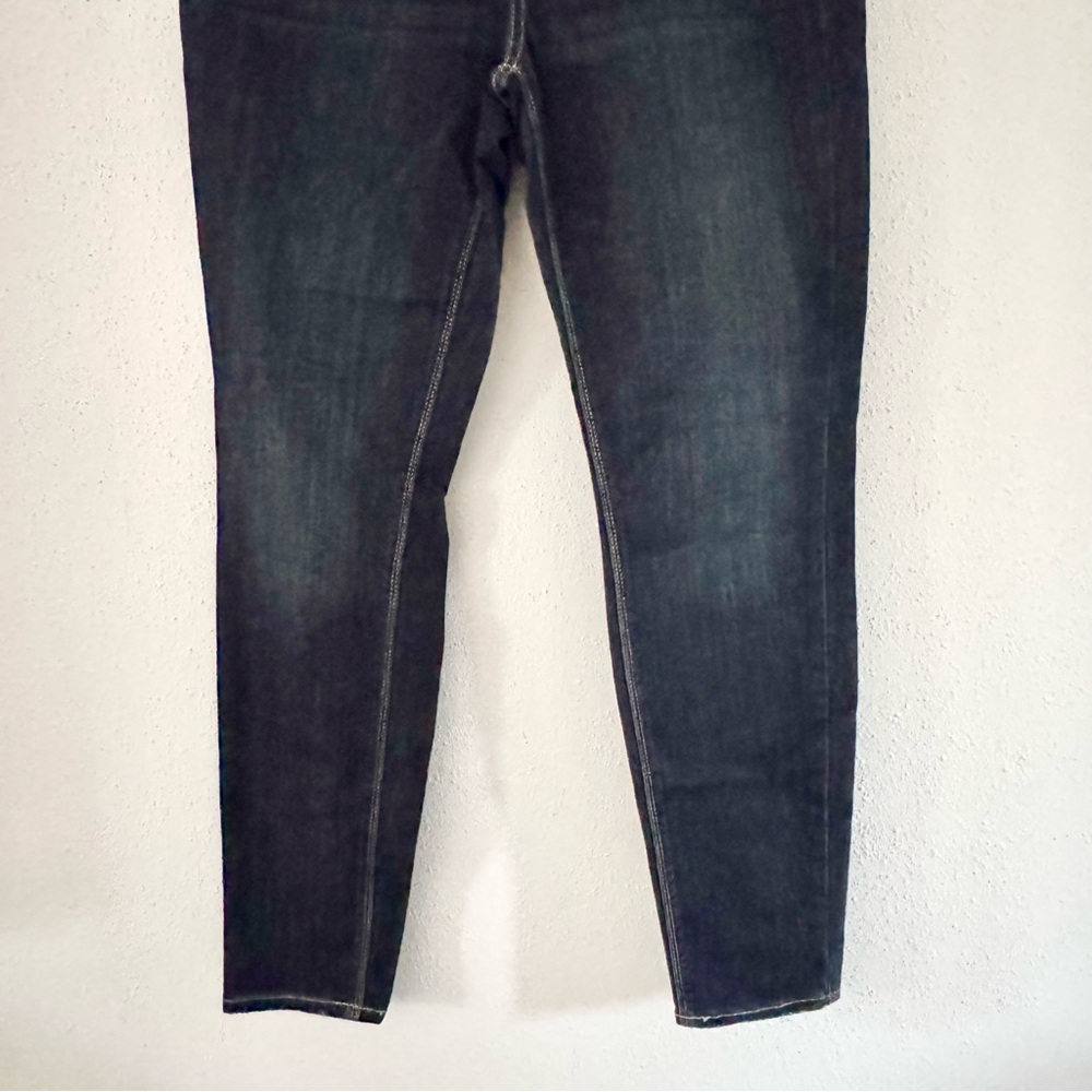 SIMPLY VERA Dark Wash Mid-Rise Skinny Denim Jeans Women's Size 8 Stretch 29 Wang - Picture 3 of 6